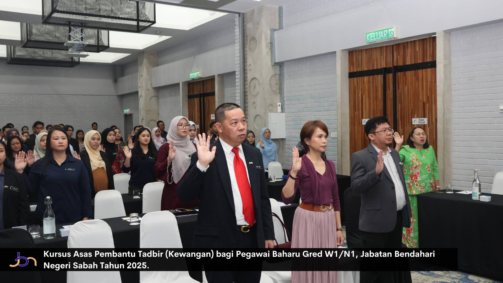 Kursus Asas Pembantu Tadbir (Kewangan) bagi Pegawai Baharu Gred W1/N1, Jabatan Bendahari Negeri Sabah